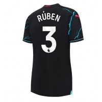 Manchester City Ruben Dias #3 Tretí Ženy futbalový dres 2023-24 Krátky Rukáv